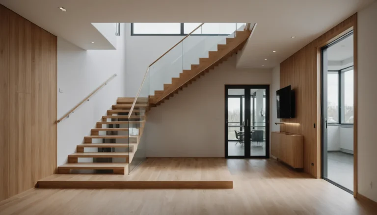 garde-corps escalier intérieur moderne