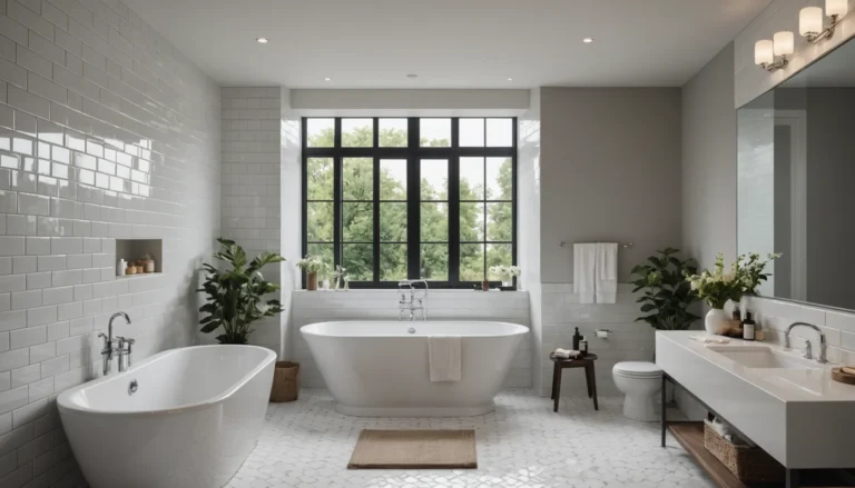 faience blanche salle de bain