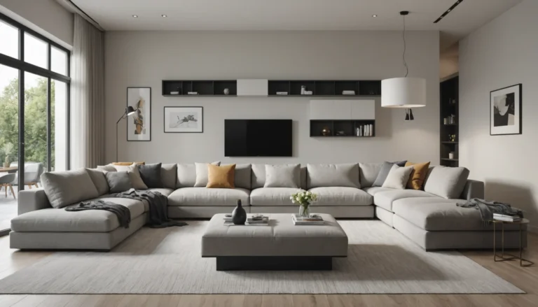 canapé avec fauteuil moderne