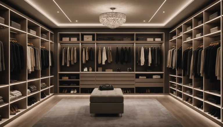 éclairage pour dressing