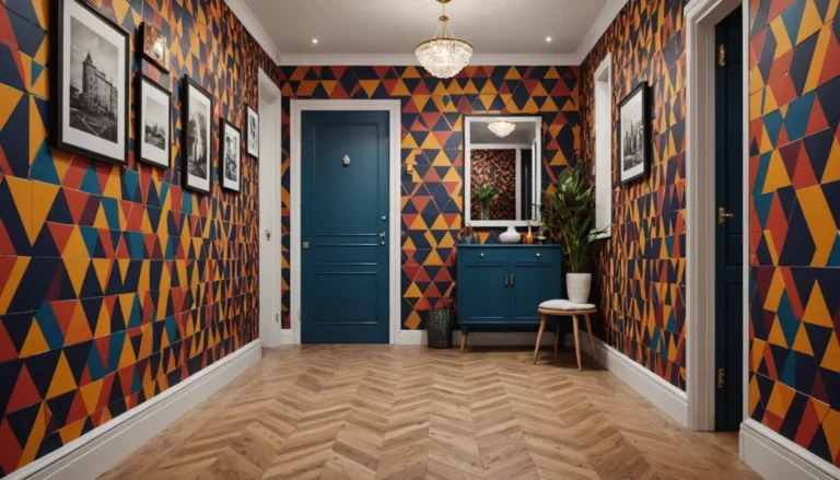 idées de papier peint pour le couloir